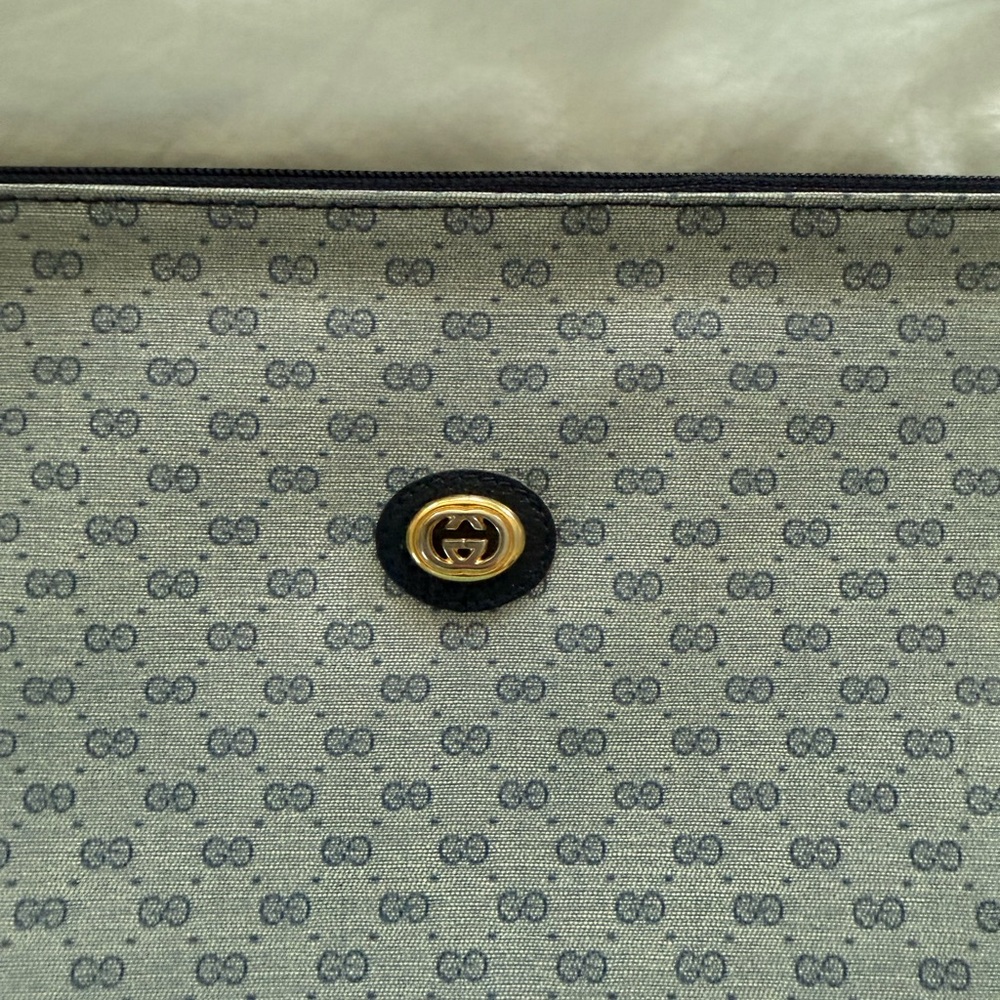 Gucci Black and Gray clutch  Bag - Picture 2 of 11